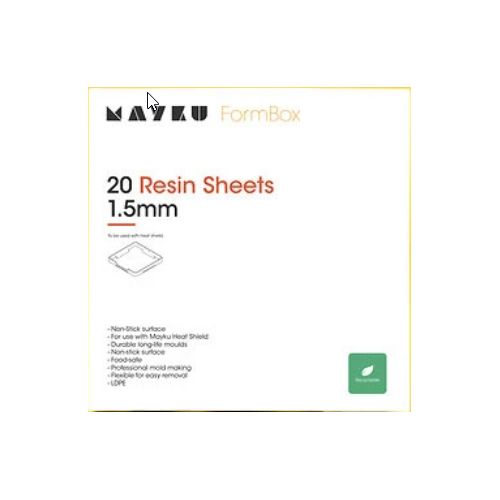 Mayku Resin Sheets (LDPE Sheets) 20 pack of 1.5mm