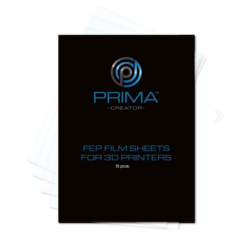 PrimaCreator FEP Film Sheets for 3D Printers - 140 x 200 mm - 5-pack