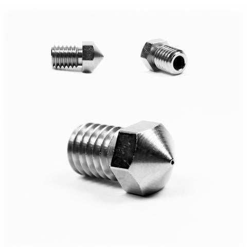 Micro Swiss Plated Wear Resistant Nozzle RepRap - M6 Thread 3mm